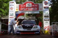 Rallye Český Krumlov: Roman Kresta a Petr Gross vyrážejí na českokrumlovské rychlostní zkoušky